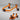 Dynamoto double-sided rear stand and front sled set in orange for Aprilia
