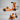 Dynamoto single-sided rear stand and front sled set in orange for BMW R NineT